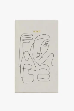 Papier HQ Abstract Face White Notebook