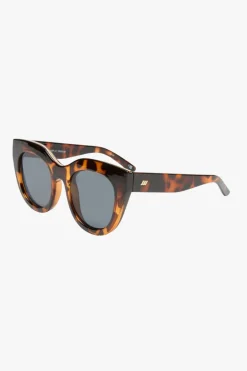 Le Specs Air Heart Cat Eye Tort Smoke Lens Sunglasses