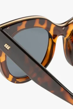 Le Specs Air Heart Cat Eye Tort Smoke Lens Sunglasses