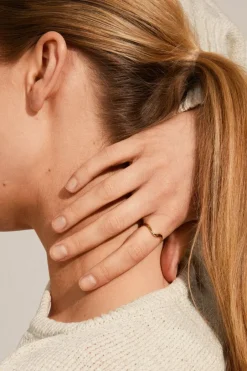 Pilgrim Alberte Organic Shape Adjustable Ring Gold