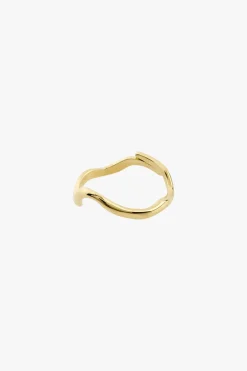 Pilgrim Alberte Organic Shape Adjustable Ring Gold