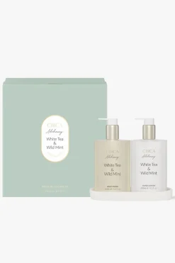 Circa Home Alchemy White Tea + Wild Mint Hand Care Set