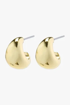 Pilgrim Alexane Recycled Gold Chunky Mini Hoop Earrings