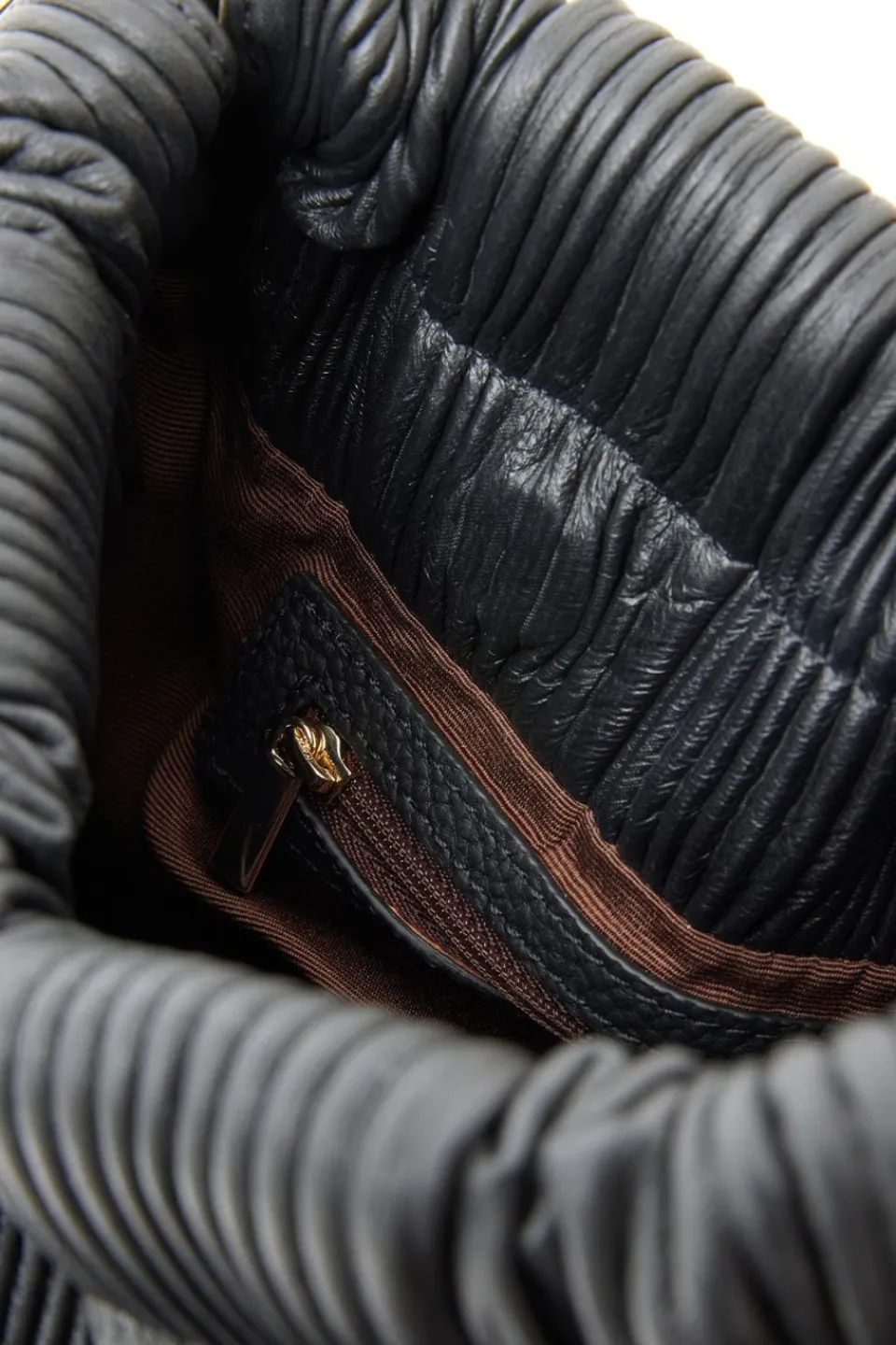 Saben Alexis Shoulder Bag Black Pleat