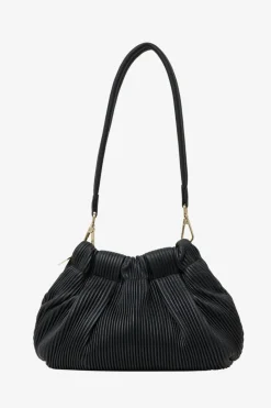 Saben Alexis Shoulder Bag Black Pleat