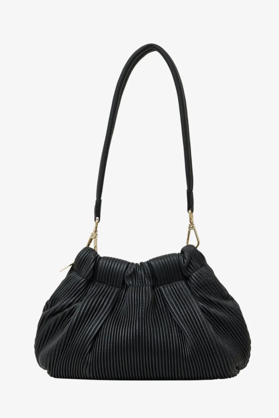 Saben Alexis Shoulder Bag Black Pleat