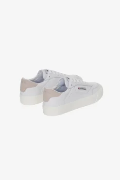 Superga 3843 All White Leather Sneaker