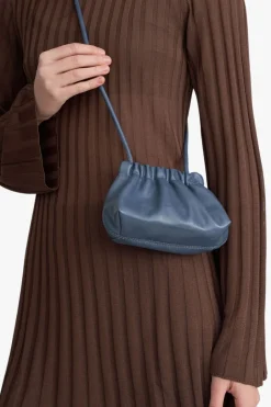 Brie Leon Alma Mid Denim Nubuck Mini Bag