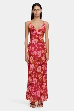 Ownley Alonso Cherrybomb Strappy Slip Maxi Dress