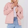 RE:UNION Label Always Mushroom Pink Denim Jacket