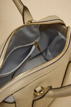 Among the Brave Amalfi Stone Leather Double Handle Shoulder Bag