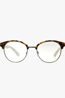 Prive Revaux Angelou Round Chestnut Brown Tort Blue Light Glasses