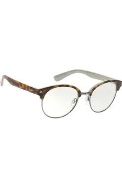 Prive Revaux Angelou Round Chestnut Brown Tort Blue Light Glasses