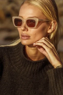 Status Anxiety Antagonist Nude Square Sunglasses