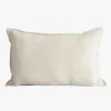 Baya Arcadia Almond Beige Feather Inner 40x60cm Linen Cushion