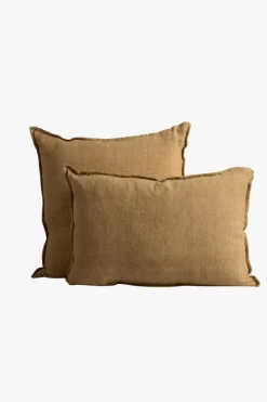 Baya Arcadia Cumin Feather Inner 40x60cm Linen Cushion