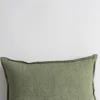 Baya Arcadia Moss Feather Inner 40x60cm Linen Cushion