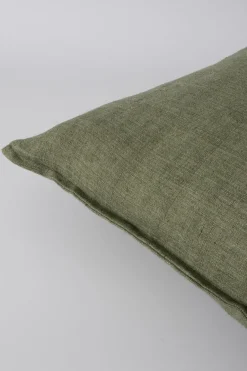 Baya Arcadia Moss Feather Inner 40x60cm Linen Cushion
