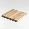 NED Collections Arm Chair Side Rest Natural Wood Slats