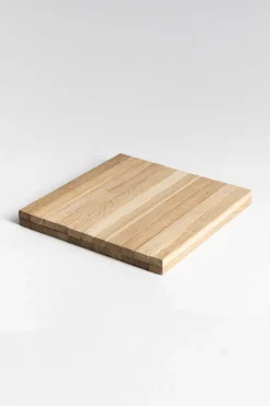 NED Collections Arm Chair Side Rest Natural Wood Slats