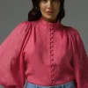 Zoe Kratzmann Atlas Punch Front Button LS Blouse