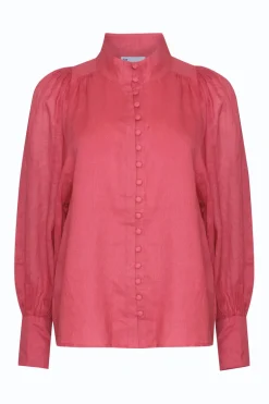 Zoe Kratzmann Atlas Punch Front Button LS Blouse