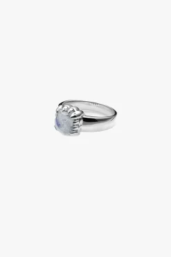 Stolen Girlfriends Club Baby Claw Moonstone Ring