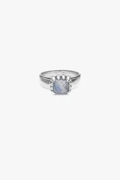 Stolen Girlfriends Club Baby Claw Moonstone Ring