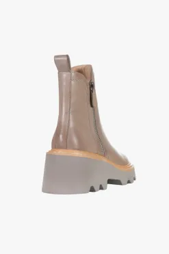 EOS Bae Stone Chunky Zip Ankle Boot