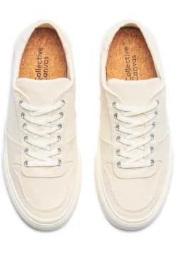 Collective Canvas Bal Organic Canvas Natural Sneaker