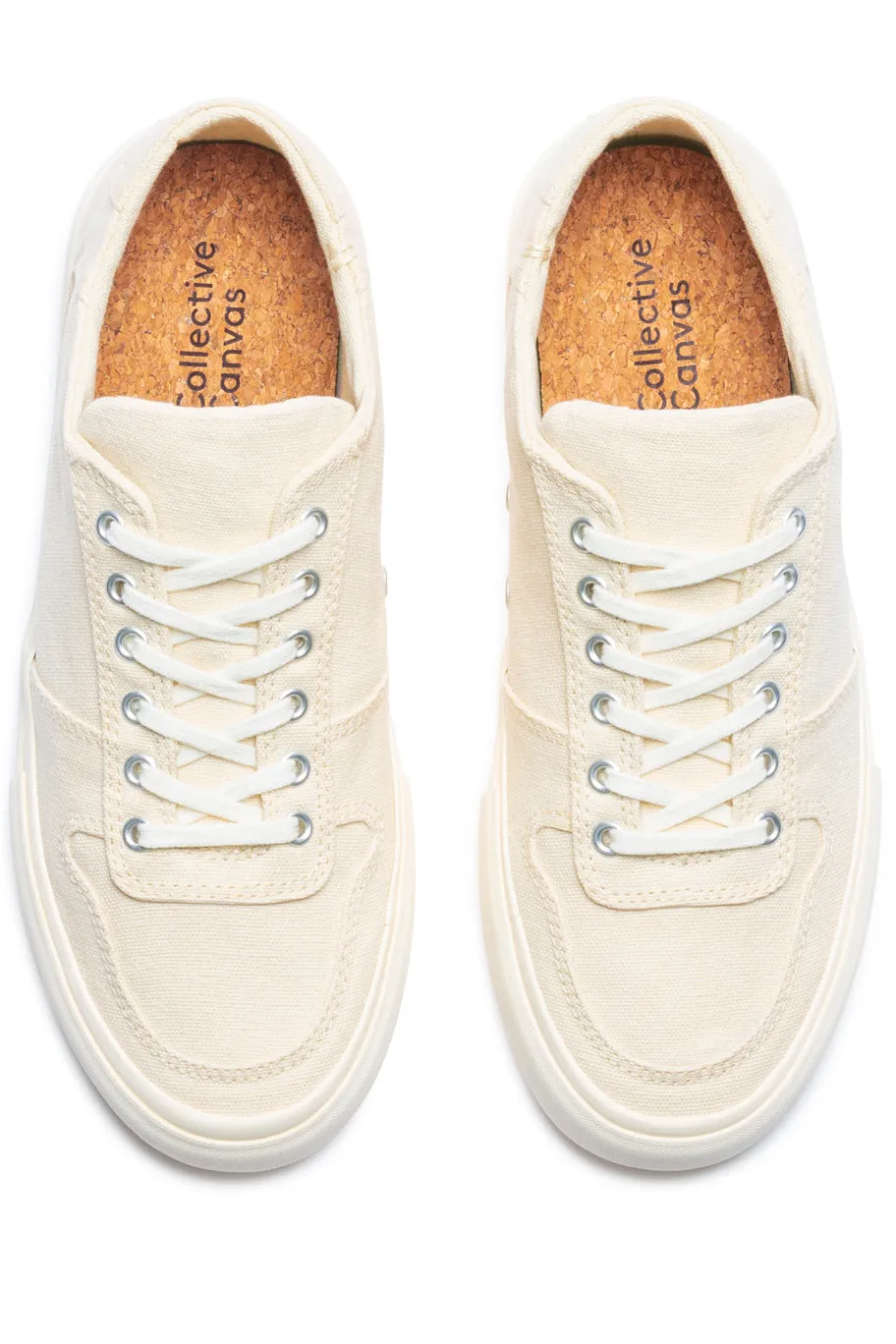 Collective Canvas Bal Organic Canvas Natural Sneaker