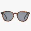 Le Specs Bandwagon Polarised Round Matte Tort Smoke Lens Sunglasses
