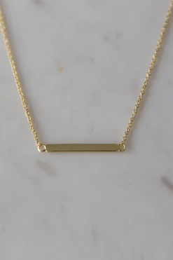 Sophie Bar Gold Chain Necklace