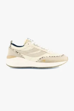 Superga 4089 Beige 9TS Slim Calfhair Details Trainers