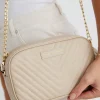Among the Brave Berlin Shell Leather Chevron Quilted Bag