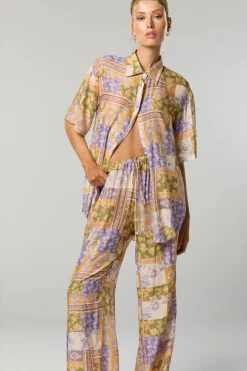 Winona Billie Patchwork Floral Print Shirt