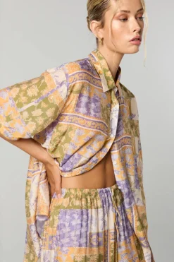 Winona Billie Patchwork Floral Print Shirt