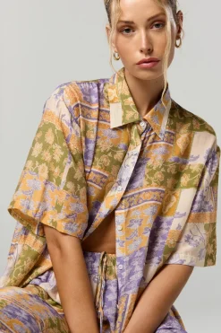 Winona Billie Patchwork Floral Print Shirt