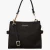 Saben Birdie Black Mini Top Handle Square Crossbody Bag