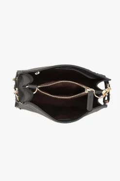 Saben Birdie Black Mini Top Handle Square Crossbody Bag