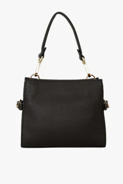 Saben Birdie Black Mini Top Handle Square Crossbody Bag