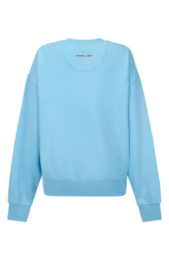 Araminta James Bisous Ice Blue Sweatshirt
