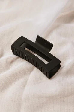 Love Lulu Black Large Claw Clip