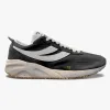 Superga 4089 Black White Training Slim Vegan Faux Leather Sneaker