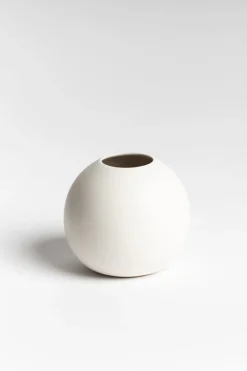 NED Collections Boban White Round Vase