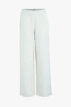 Ivy + Jack Boulevard Natural Linen Viscose Wide Leg Pants