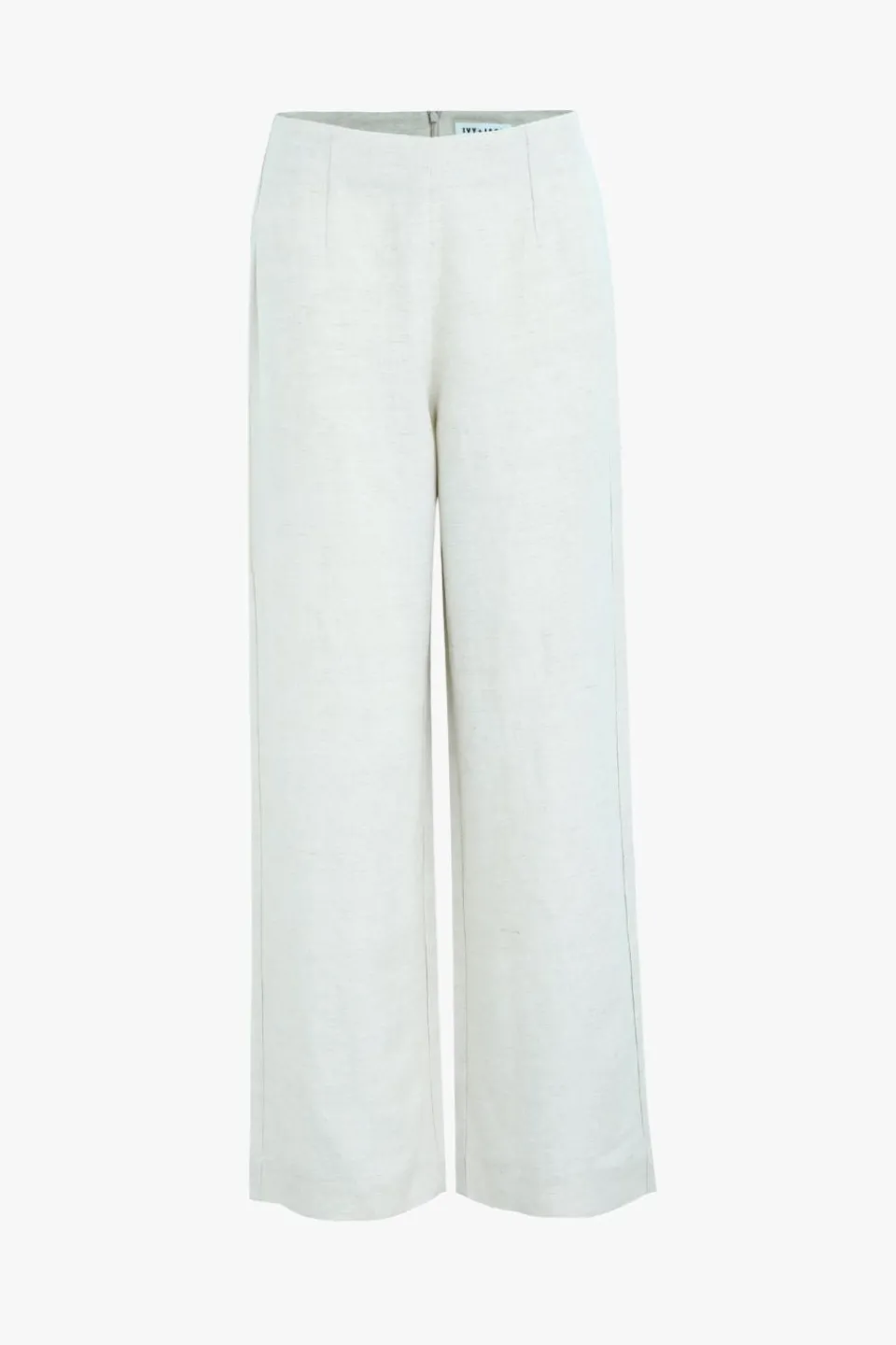Ivy + Jack Boulevard Natural Linen Viscose Wide Leg Pants
