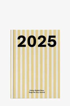Father Rabbit Butter Stripe Daily 2025 Diary