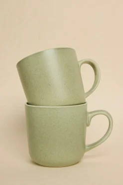 Willow u0026 Mae Caffeine Fix Green Speckle Pack 2 Mugs