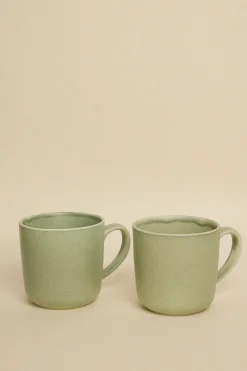 Willow u0026 Mae Caffeine Fix Green Speckle Pack 2 Mugs
